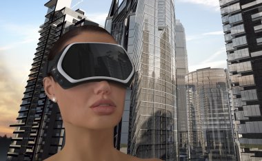 Virtual Reality Concept.