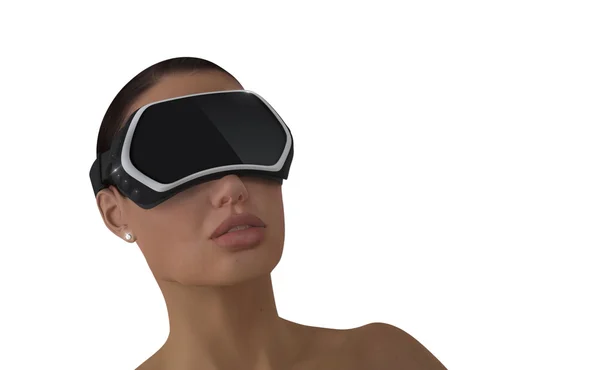 Conceito de realidade virtual. — Fotografia de Stock