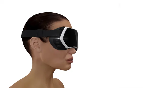 Conceptul de realitate virtuală . — Fotografie, imagine de stoc