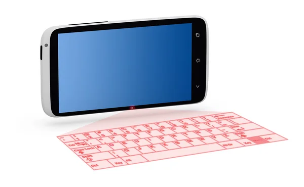 Laser keyboard — Stok fotoğraf