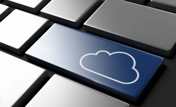 Cloud computing concept. — Stock Photo, Image