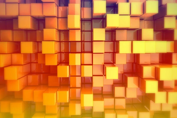 Blurred Orange Towers — Stock Photo, Image