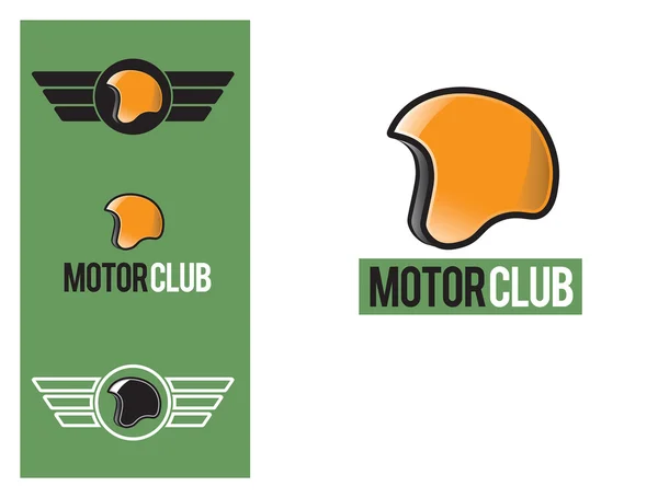 Logotipo capacete elemento de design —  Vetores de Stock