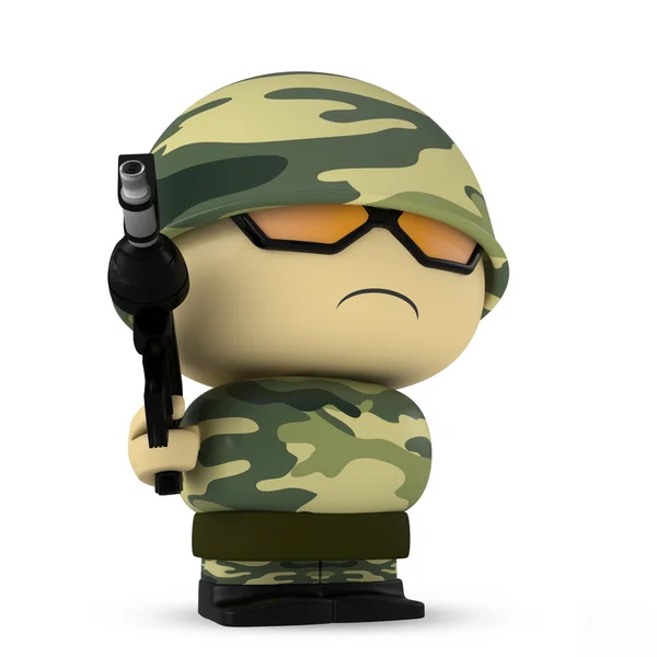 Mini żołnierz — Zdjęcie stockowe