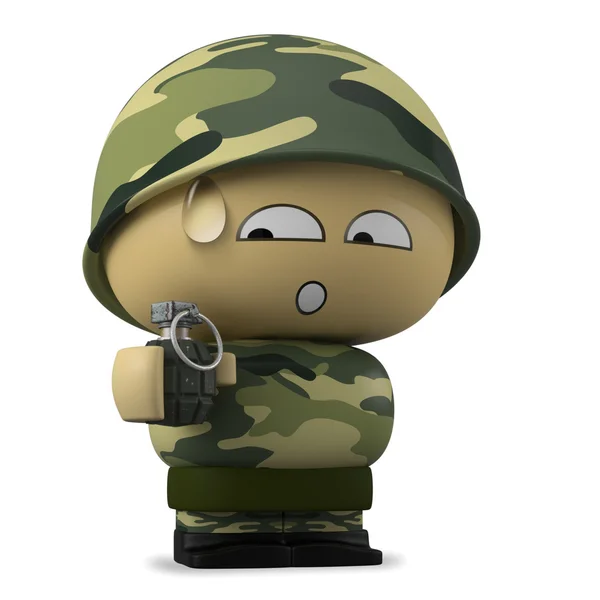 Mini soldaat — Stockfoto