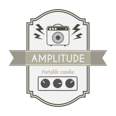 Vintage amplifikatör rozeti