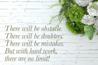 Ahşap üzerine ilham alıntı