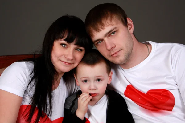 Glückliche Familie. — Stockfoto