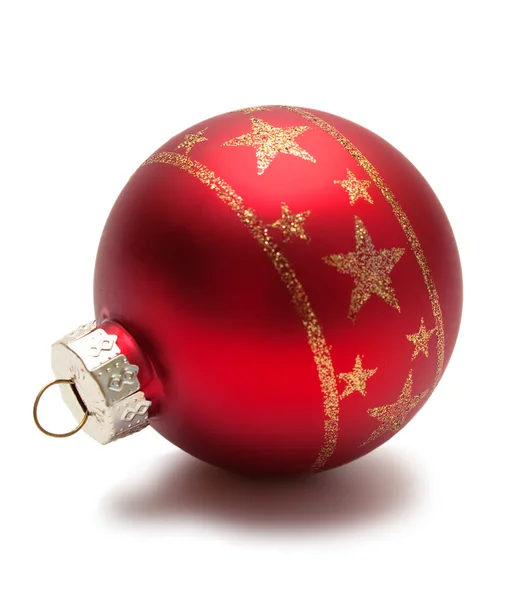 빨간색 크리스마스 구형 — 스톡 사진