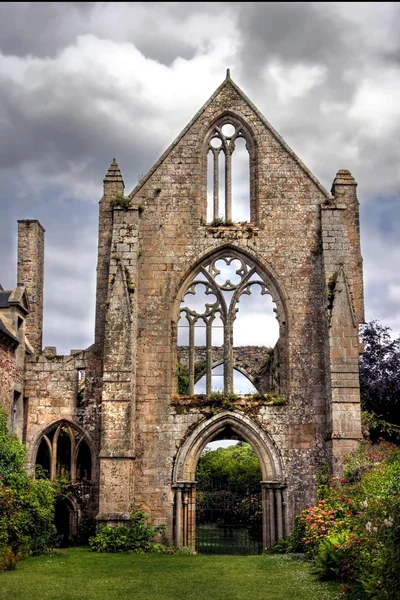 Rovine dell'abbazia di Beauport in Francia — Foto Stock