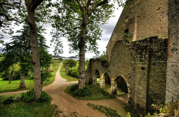 Ruinas de la abadía de beauport en Francia — Foto de Stock