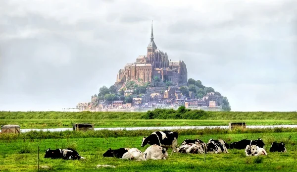 Mont Saint Michel en France — Photo