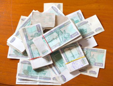 Kyat Myanmar gelen faturaları