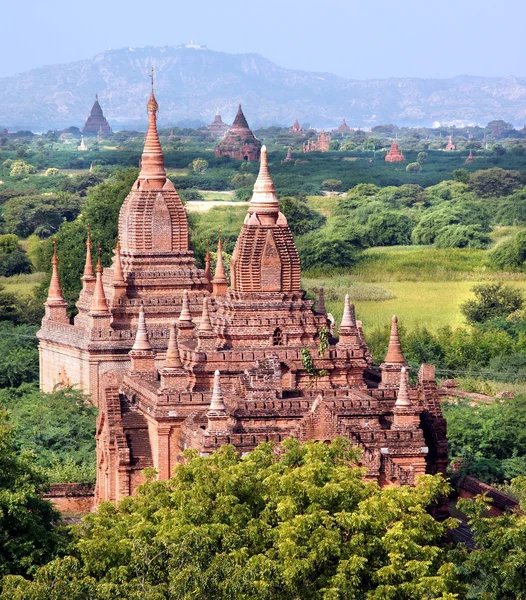 Chrámy Bagan v Myanmaru — Stock fotografie