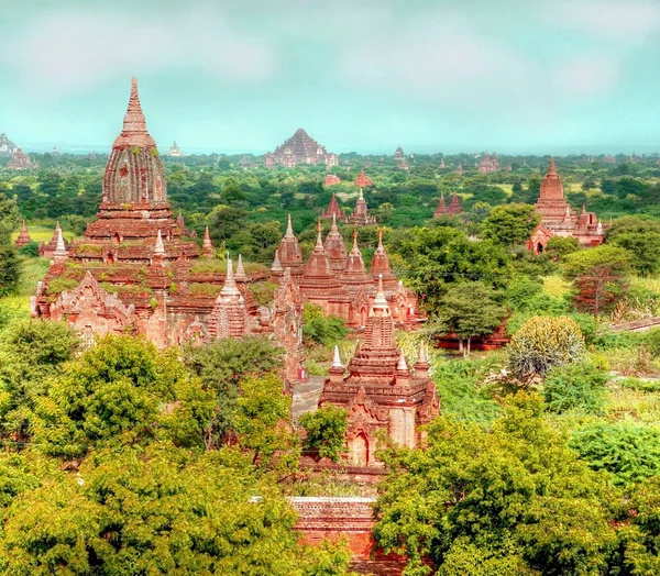 Völgy Bagan Pagoda — Stock Fotó