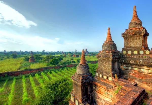 Bagan templomok Mianmarban — Stock Fotó