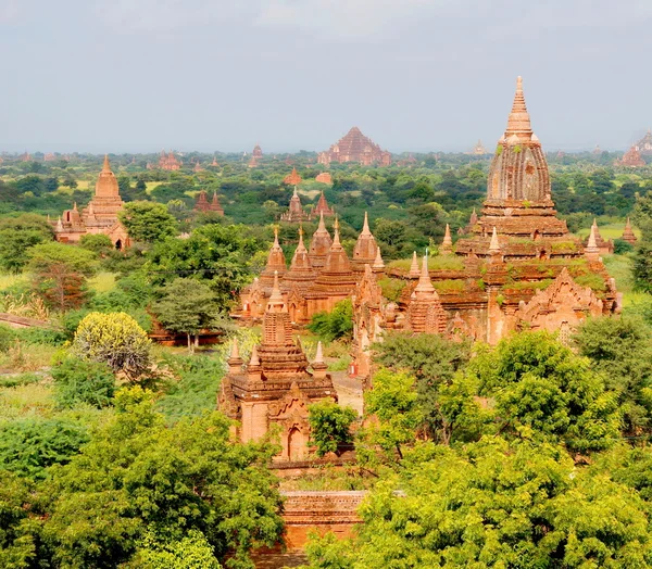 Κοιλάδα του Bagan στην ασιατική χώρα Μυανμάρ — Φωτογραφία Αρχείου