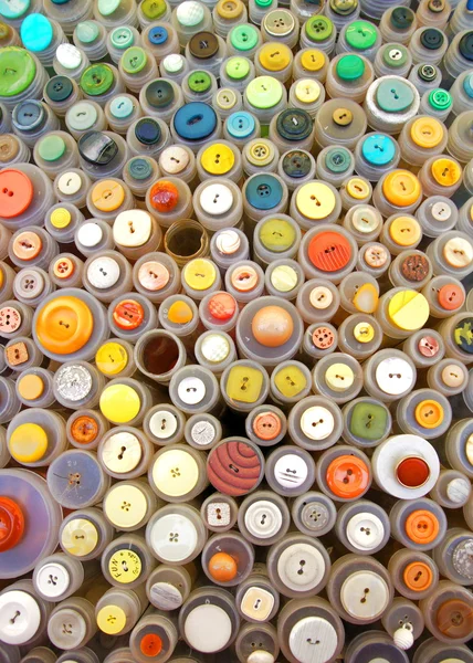 Satılık renkli düğmeler — Stok fotoğraf