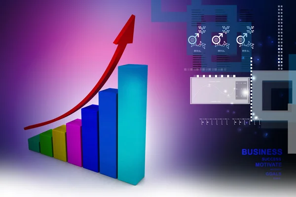 Gráfico de negocios — Foto de Stock