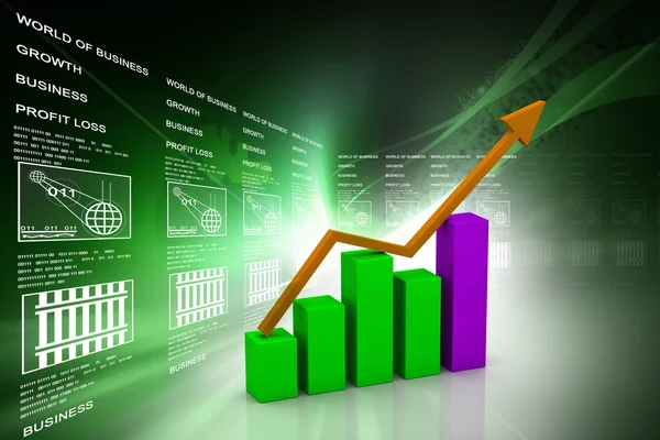 Gráfico de negocios —  Fotos de Stock