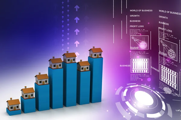 Affärsdiagram — Stockfoto