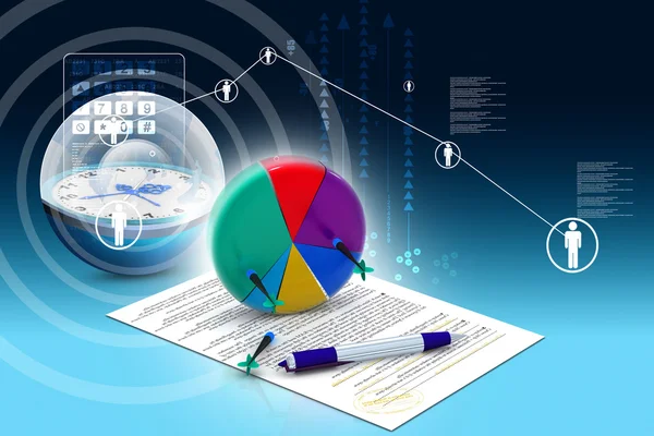 Gráfico de negocios —  Fotos de Stock