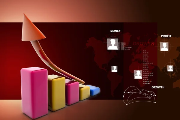 Gráfico de negocios —  Fotos de Stock