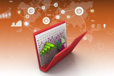 Diyagramı, grafik, grafik ile klasör