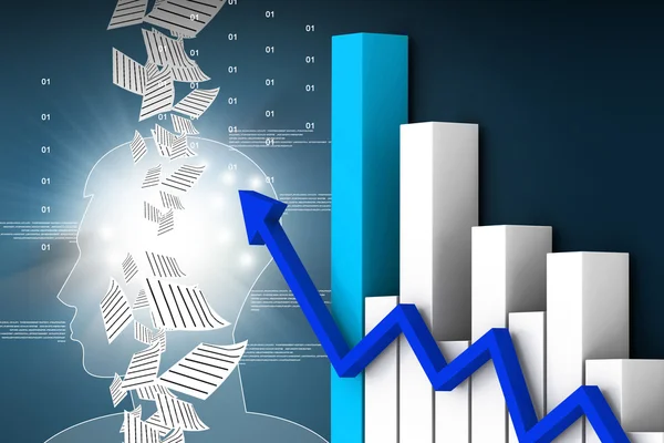 Gráfico de negocios —  Fotos de Stock