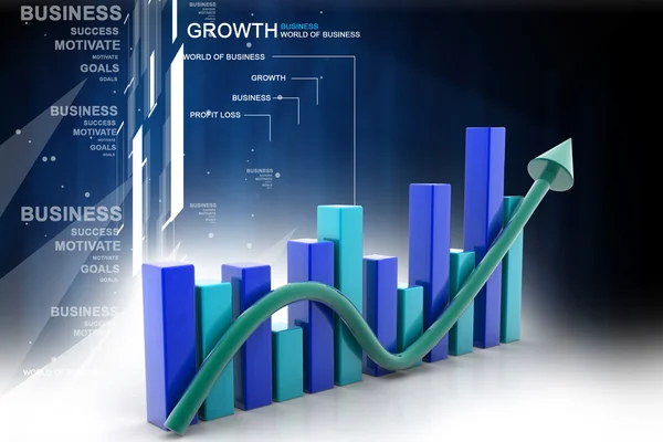 Business graph — Stock Photo, Image