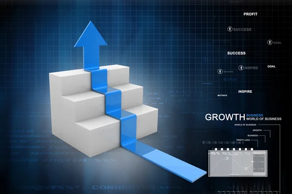 Business graph — Stock Photo, Image