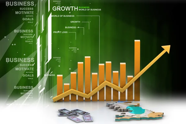 Gráfico de negocios —  Fotos de Stock