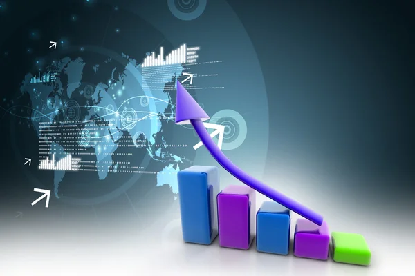 Gráfico de negocios —  Fotos de Stock