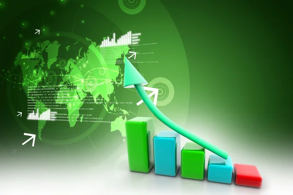 Gráfico de negocios — Foto de Stock