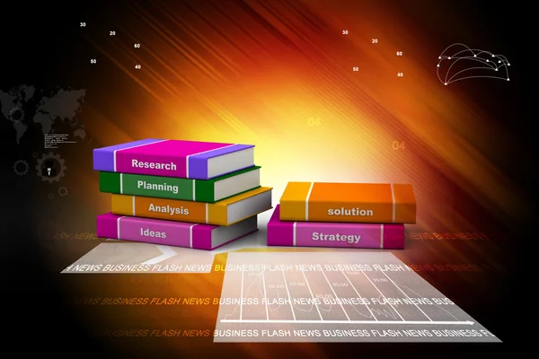 Business book. 3d rendered image — Stock Photo, Image
