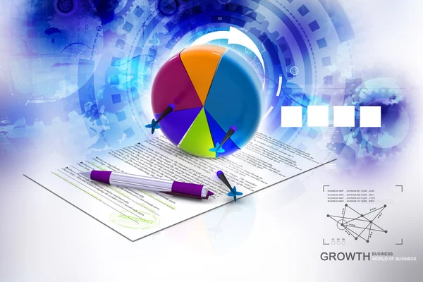 Gráfico de negocios — Foto de Stock