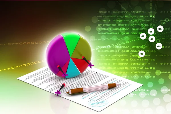 Gráfico de negocios — Foto de Stock