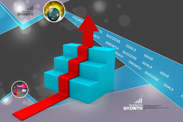 Business graph — Stock Photo, Image