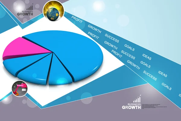 Pie chart — Stock Photo, Image