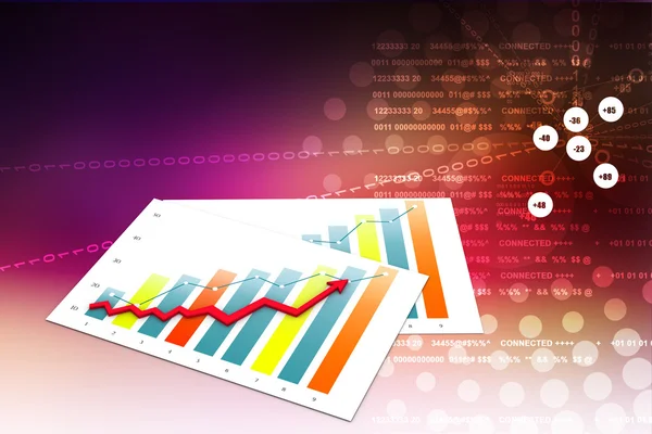 Gráfico de negocios —  Fotos de Stock