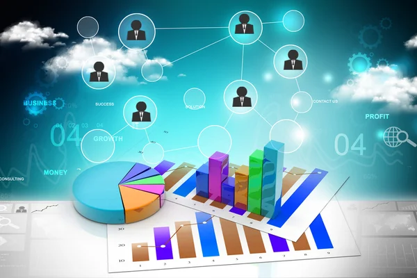 Gráfico de negocios — Foto de Stock