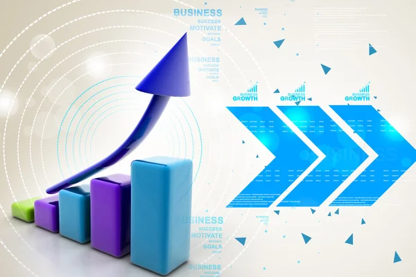 Business graph — Stock Photo, Image