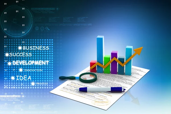 Business graph — Stock Photo, Image