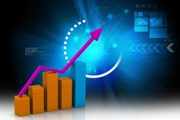 Gráfico de negocios —  Fotos de Stock