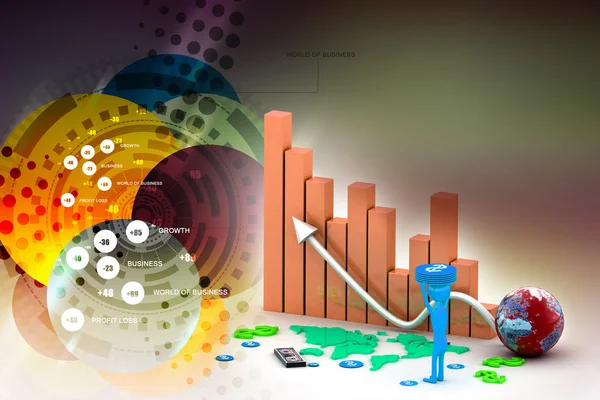 Gráfico de negocios — Foto de Stock