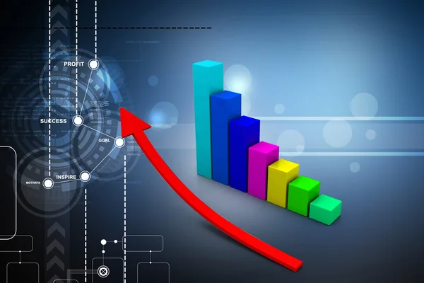 Business graph — Stock Photo, Image