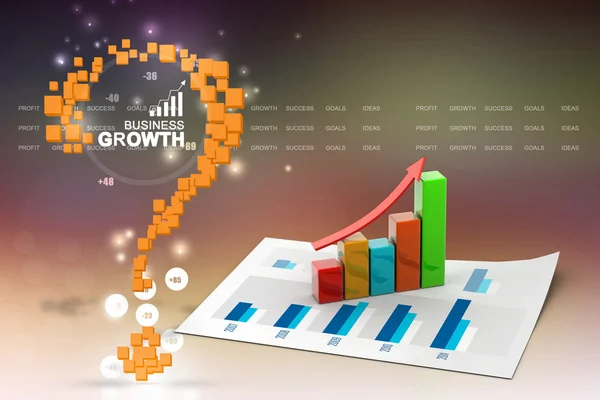 Gráfico de negocios — Foto de Stock