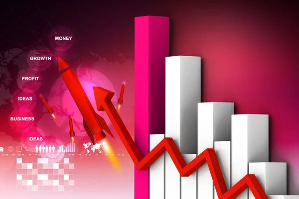 Affärsdiagram — Stockfoto