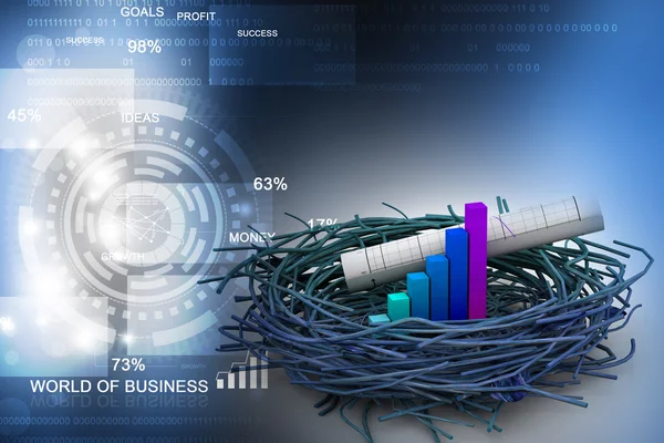 Business graph — Stock Photo, Image