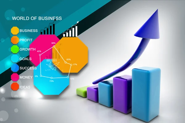 Business graph — Stock Photo, Image